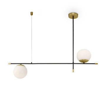 Maytoni NOSTALGIA MOD048PL-02G Lampă cu pendul 2x40W/E14