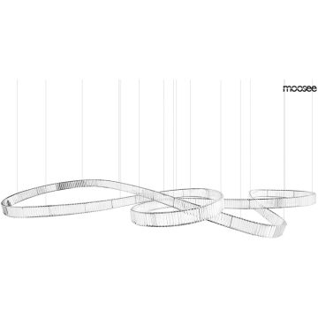 King Home WAVE MSE1501100200 Lampă cu pendul 103W/LED 3000K 8240lm