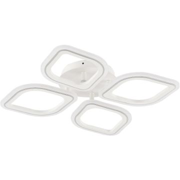 Zuma Line ILLUMIA MS236040R-WH Lampă de tavan 4x30W/LED 3000-6000k 2900lm