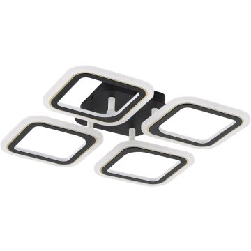 Zuma Line STELLAR MS232040R-BK Lampă de tavan 4x30W/LED 3000-6000k 2600lm