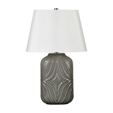 Elstead Lighting MUSE MUSE-TL-GREY Lampă de masă 1x60W/E27