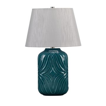 Elstead Lighting MUSE MUSE-TL-TURQSE Lampă de masă 1x60W/E27