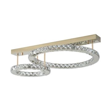 Zuma Line GIRONA MX3713-2-3GT Lampă de tavan 1x36W/LED 3000K 4200lm IP20