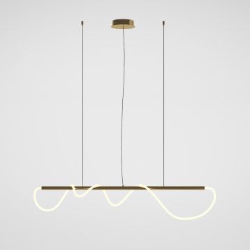 Maytoni TAU MOD166PL-L30G3K Lampă cu pendul 1x30W/LED 3000K 1250LM IP20
