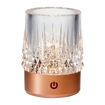Zuma Line CRYSTAL NHTD-N08-RG Lampă de masă 1x1W/LED 3000k 110lm