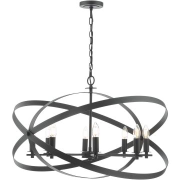 Dar Lighting Nitya NIT0822 Lampă cu pendul 8x40w/e14