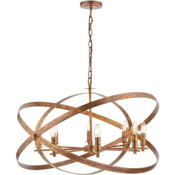 Dar Lighting Nitya NIT0864 Lampă cu pendul 8x40w/e14