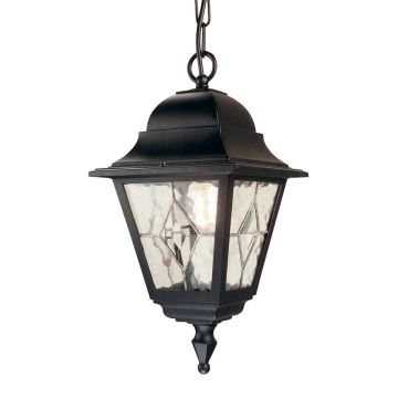 Elstead Lighting NORFOLK NR9-BLK Lampă cu pendul 1x60W/E27 IP43