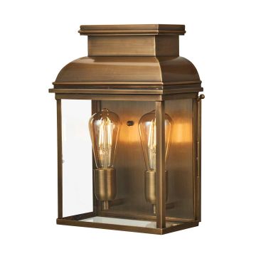Elstead Lighting OLD BAILEY OLD-BAILEY-L-BR Aplique de perete 2x60W/E27 IP44