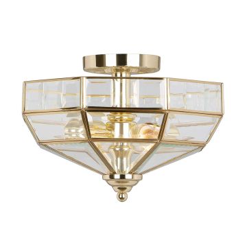 Elstead Lighting OLD PARK OLD-PARK-PB Lampă de tavan 2x60W/E27