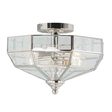 Elstead Lighting OLD PARK OLD-PARK-PN Lampă de tavan 2x60W/E27