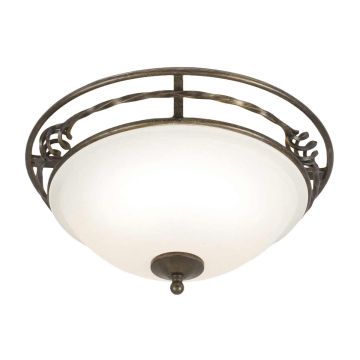 Elstead Lighting PEMBROKE PB-F-A-BLK-GOLD Lustră de tavan 2x60W/E27