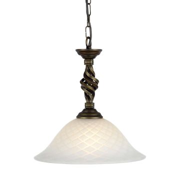 Elstead Lighting PEMBROKE PB-P-BLK-GOLD Lampă cu pendul 1x60W/E27