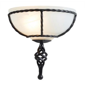 Elstead Lighting PEMBROKE PB-WU-BLACK Aplique de perete 1x60W/E27