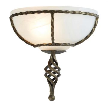 Elstead Lighting PEMBROKE PB-WU-BLK-GOLD Aplique de perete 1x60W/E27
