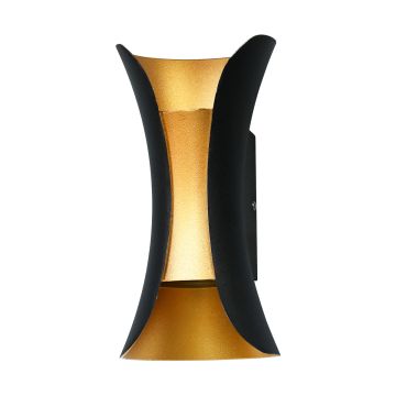 Italux DANTE PL-356-M BK+GD Aplique de perete 10W/LED 4000K 580LM IP54