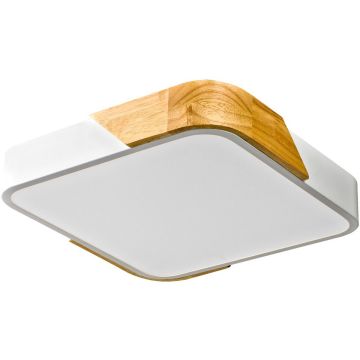 Italux Santer PLF-13187-WH-WO Lustră de tavan 1x24W/LED 3000K 2400lm IP20