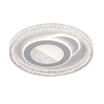 Italux Tempio PLF-54182R-WH Lustră de tavan 1x55W/LED 3000K|4000K|6500K 6875lm IP20