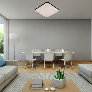 Light Prestige Babilon LP-335/1C S 4BK square Lustră de tavan 1x18W/LED 4000K IP20