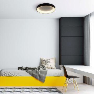 Light Prestige Georgia LP-049/1C BK CCT Lustră de tavan 1x36W/LED 3000K 2400 lm IP20
