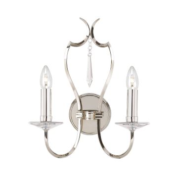 Elstead Lighting PIMLICO PM2-PN Aplique de perete 2x60W/E14