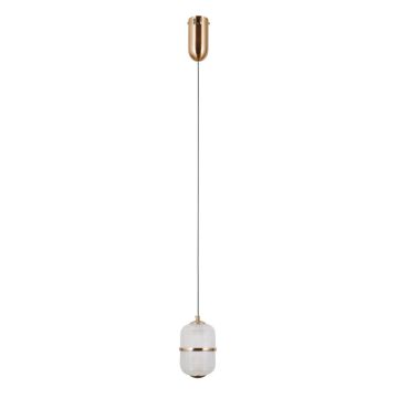 Italux Alani PND-34375-1-HBR Lampă cu pendul 1x6W/LED 3000K 588lm IP20