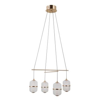 Italux Alani PND-34375-4-HBR Lampă cu pendul 4x24W/LED 3000K 1931lm IP20