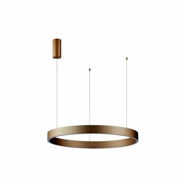 Italux Brasco PND-56215-060RPP-GD-3KS4K-TRDIMM Lampă cu pendul 1x40W/LED 3000K|4000K 3100lm IP20