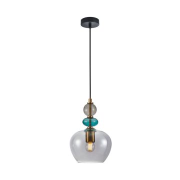 Italux Busco PND-30263-1A-BRO-SG Lampă cu pendul 1x40W/E27 IP20