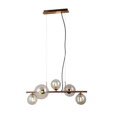 Italux Canello PND-406007-5-HBR Lampă cu pendul 5x5W/G9 IP20