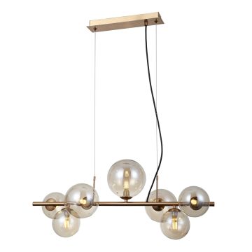 Italux CANELLO PND-406007-7-HBR Lampă cu pendul 7x5W/G9 IP20