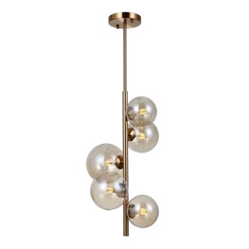 Italux CANELLO PND-406007-V5-HBR Lampă cu pendul 5x5W/G9 IP20