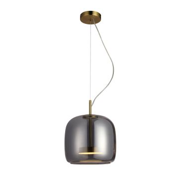 Italux Caste PND-17760A-BRSS-SG Lampă cu pendul 1x10W/LED 3000K 850lm IP20