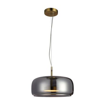 Italux Caste PND-17760B-BRSS-SG Lampă cu pendul 1x10W/LED 3000K 850lm IP20