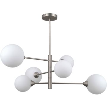 Italux EVORA PND-55342-6-SN Lampă de tavan 6x5W/G9 IP20