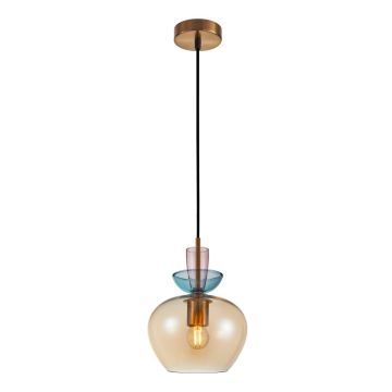 Italux Fanda PND-31882-1-GD-AMB Lampă cu pendul 1x40W/E27 IP20