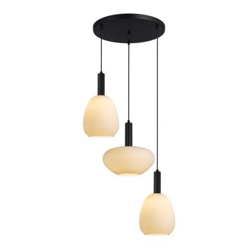 Italux Gater PND-23541-3-BK-OP Lampă cu pendul 3x40W/E27 IP20