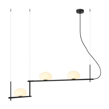 Italux KERNIO PND-357783-BK+W Lampă cu pendul 3x25W/G9 IP20