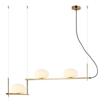 Italux KERNIO PND-357783-BRO+W Lampă cu pendul 3x25W/G9 IP20