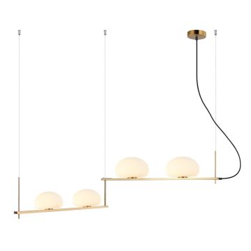 Italux KERNIO PND-357784-BRO+W Lampă cu pendul 4x25W/G9 IP20