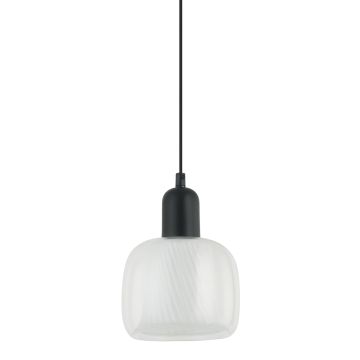 Italux LAMEZIA PND-67594-1-BK+CL Lampă cu pendul 1x40W/E27 IP20