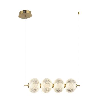 Italux Lazie PND-29038-4-GD Lampă cu pendul 4x19W/LED 3000K 1400lm IP20