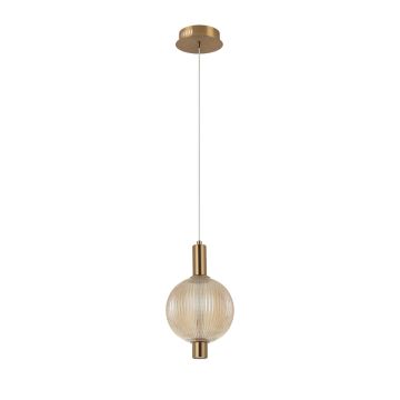 Italux Lenti PND-83631-1-AB-AMB Lampă cu pendul 1x7W/LED 3000K 553lm IP20