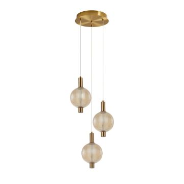 Italux Lenti PND-83631-3-AB-AMB Lampă cu pendul 1x18W/LED 3000K 1340lm IP20