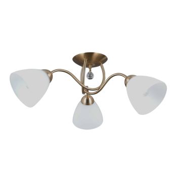 Italux Lugano PND-5643-3-HBR Lampă de tavan 3x40W/E27 IP20