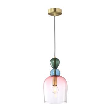 Italux Manso PND-37462B-MC-GD Lampă cu pendul 1x40W/E14 IP20