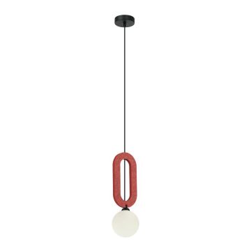 Italux Masso PND-59839-1-RED Lampă cu pendul 1x25W/G9 IP20