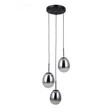 Italux Meolo PND-40825-3-BK Lampă cu pendul 3x40W/E14 IP20