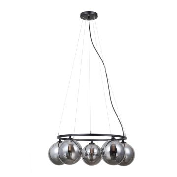 Italux Molite PND-1098-5R-BK Lampă cu pendul 5x5W/G9 IP20
