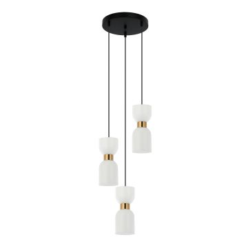 Italux Monza PND-57602-3-BK+BRO Lampă cu pendul 3x40W/E27 IP20